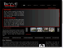 Tablet Screenshot of dryvedesign.com